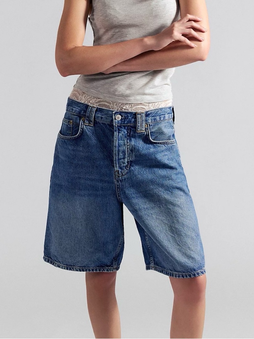 We The Free x Free People Montana Shorts in Haven Wash NWT 29